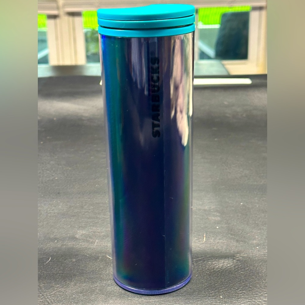 Ombré Iridescent SB hot beverage tumbler